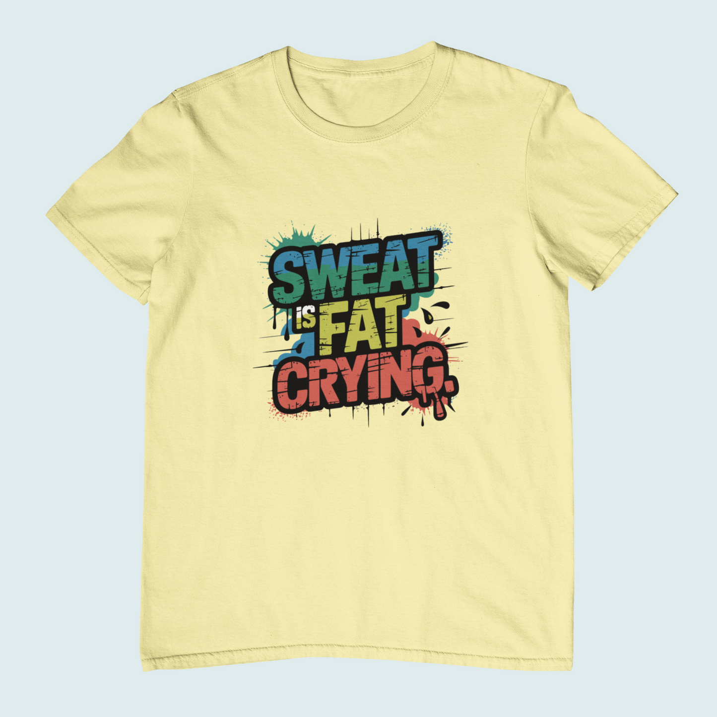 Sweat Is Fat Crying | Women Tee