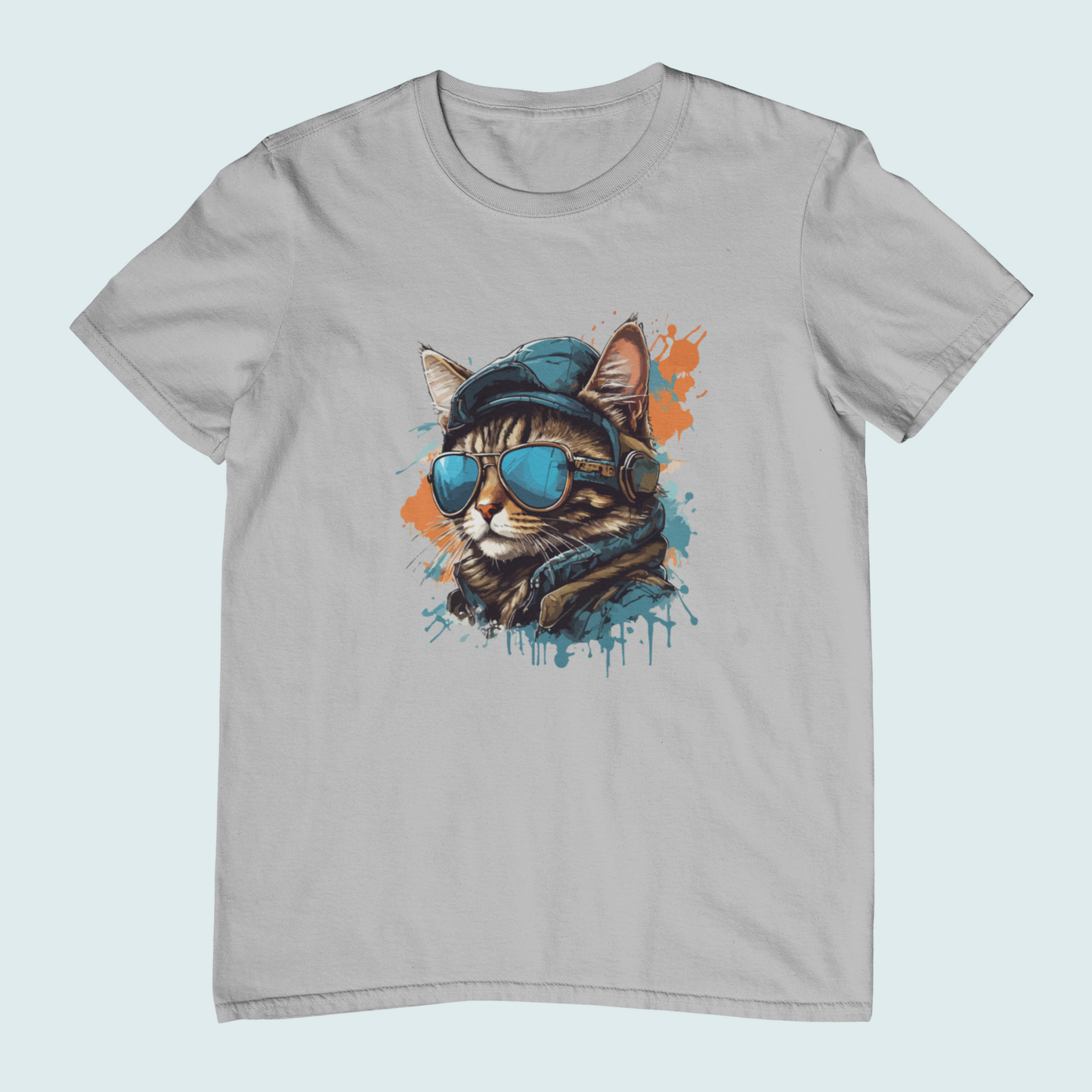 Funny Music Cat | Women Tee