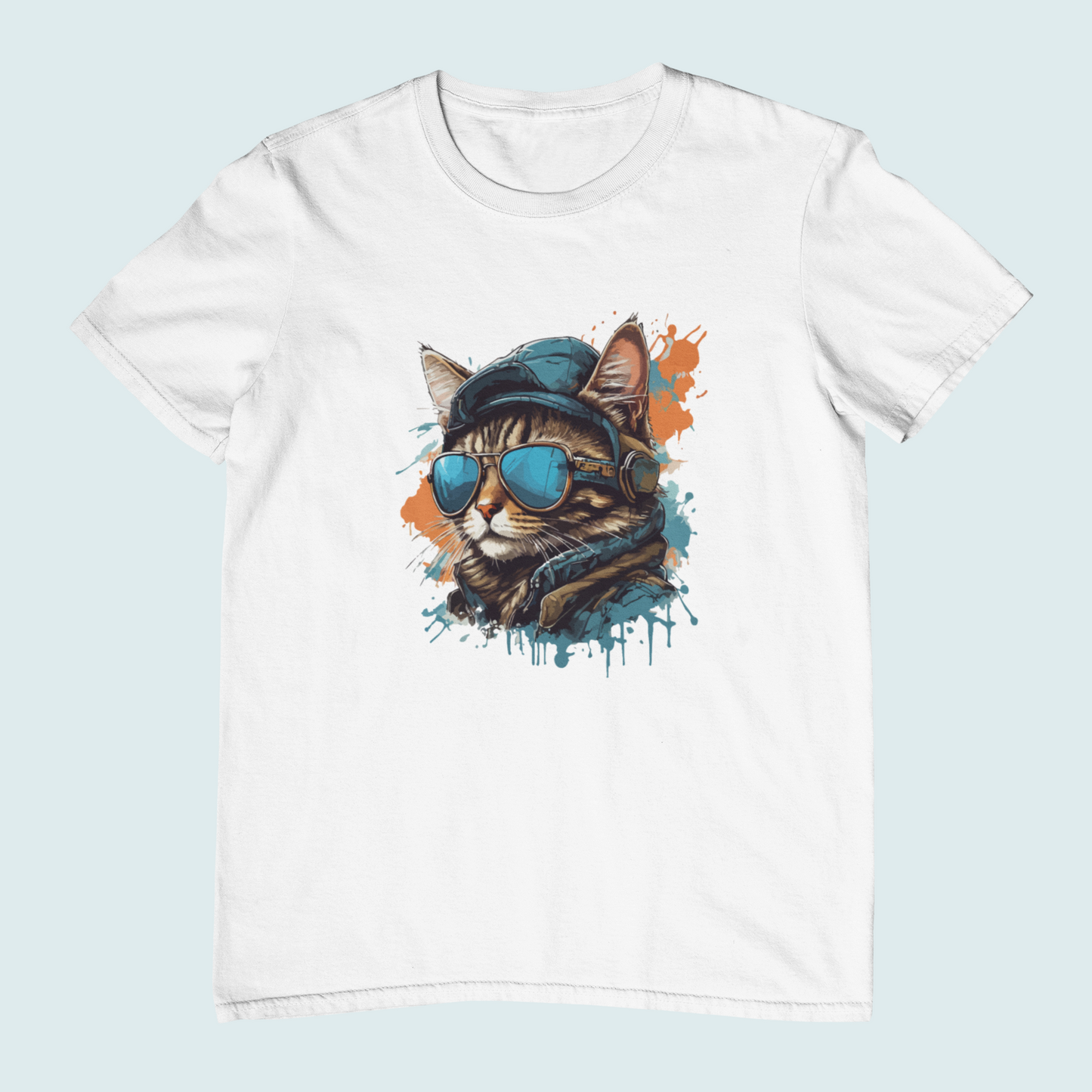 Funny Music Cat | Women Tee