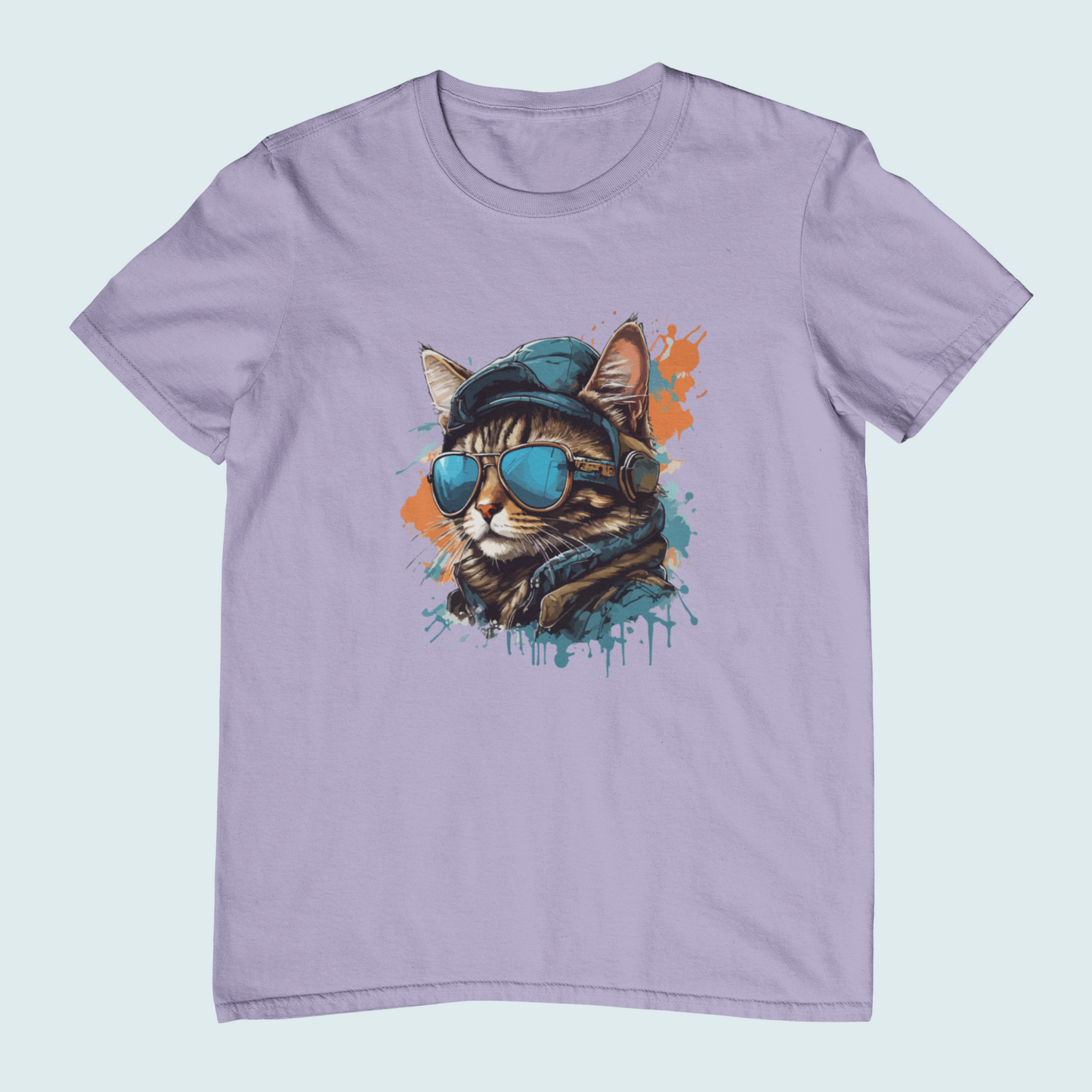 Funny Music Cat | Women Tee