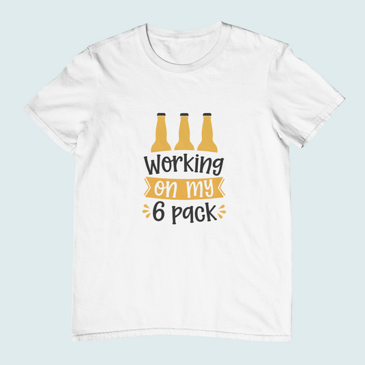 Working on My Six Pack | Women Tee