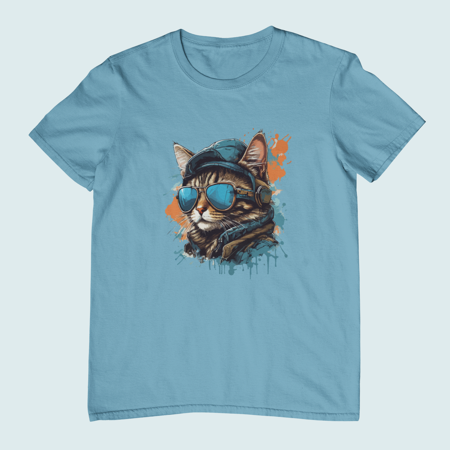 Funny Music Cat | Women Tee